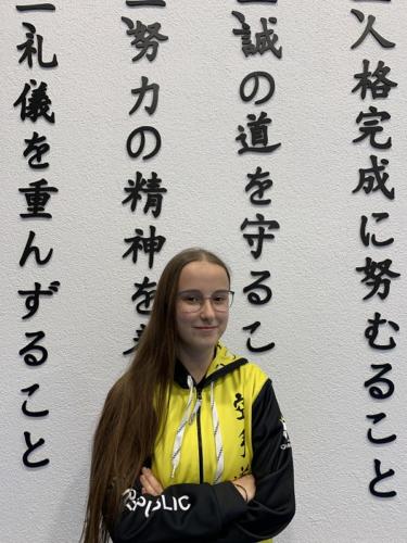 Eliška Skřivánková 1. KYU